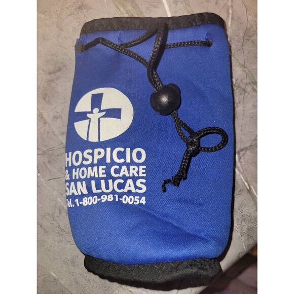 Outdoor water bottle cover insulated pouch w drawstring strap - Picture 1 of 2